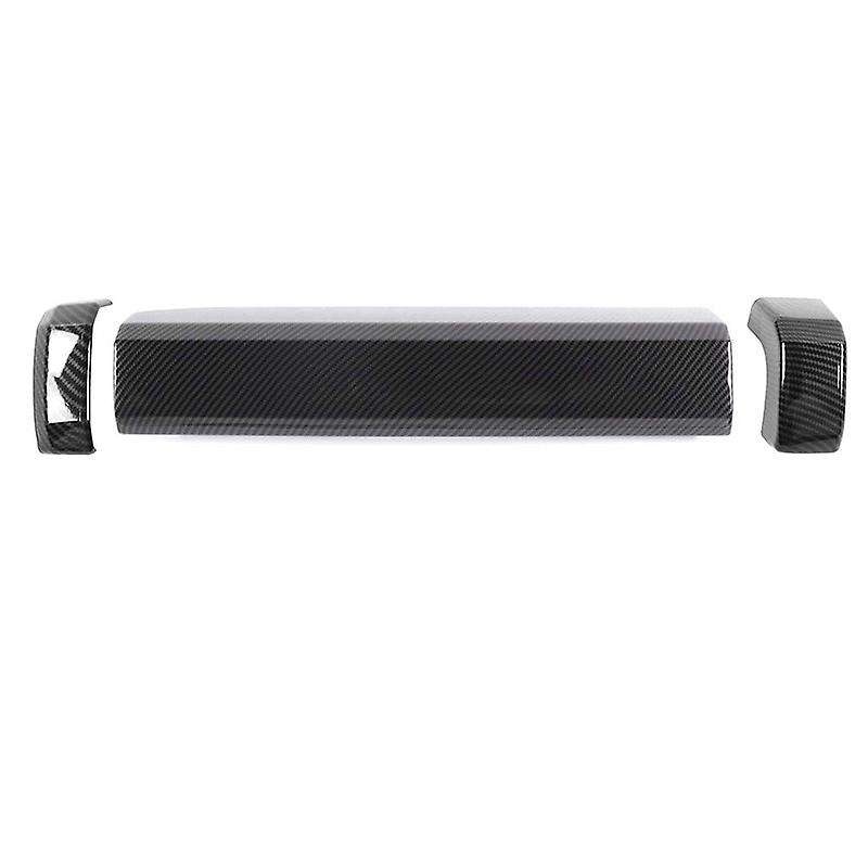 Car Passenger Decoration Side Dash Trim for 4Runner 2010-2020 ABS Carbon Fiber