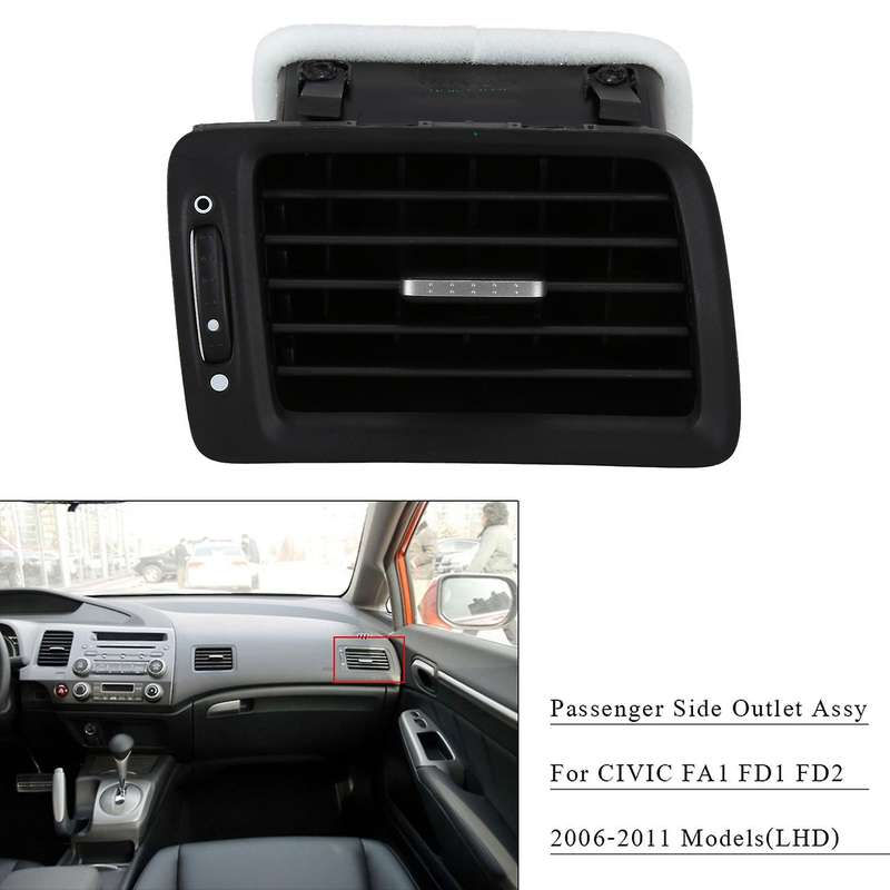 Car Passenger Side AC Air Condition Outlet Assembly Vent for FD1 FD2 2006-2011 77630-SNB-G12