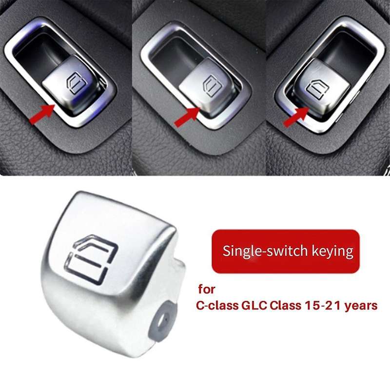 Car Passenger Side Door Window Switch Repair Button Cover 2059056811 for C-CLASS W205 GLC W253 2015