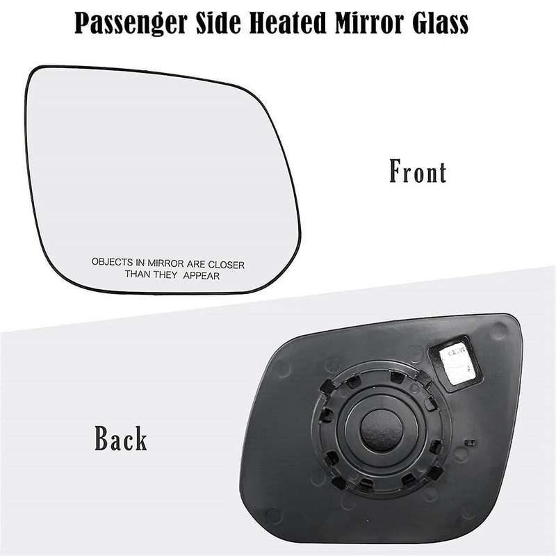 Car Passenger Side Heated Rearview Mirror Glass for 2015-2022 Car Accessories Right