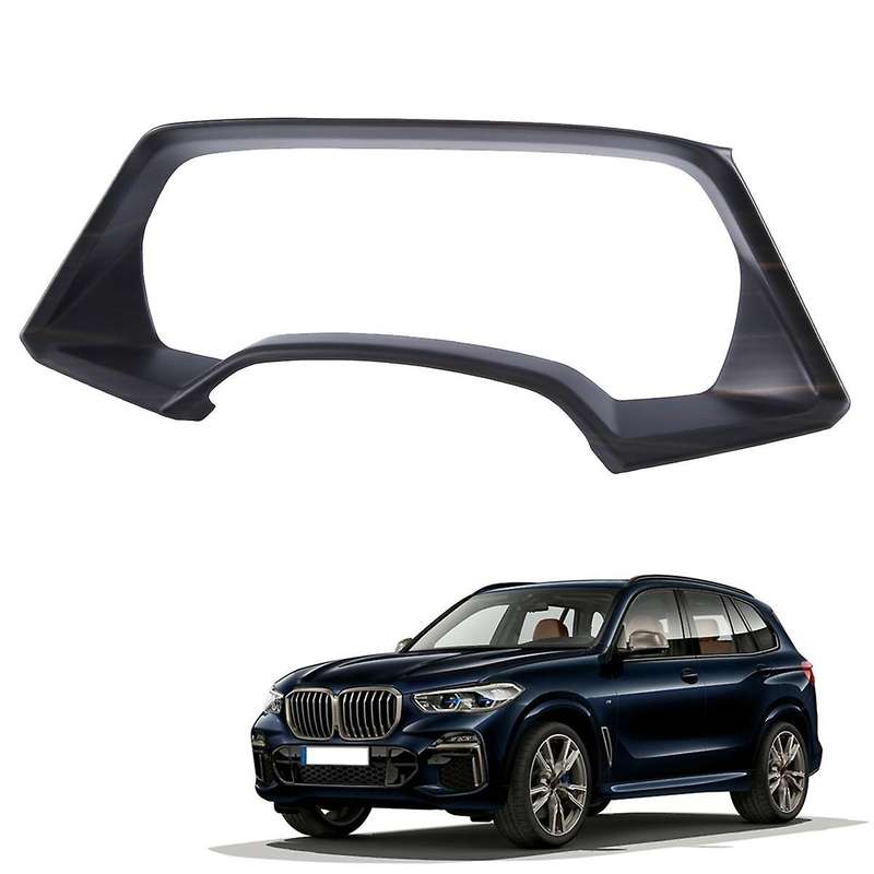 Car Peach Wood ABS Interior Dashboard Meter Display Frame Cover Trim Interior Mouldings for X5 G05 X