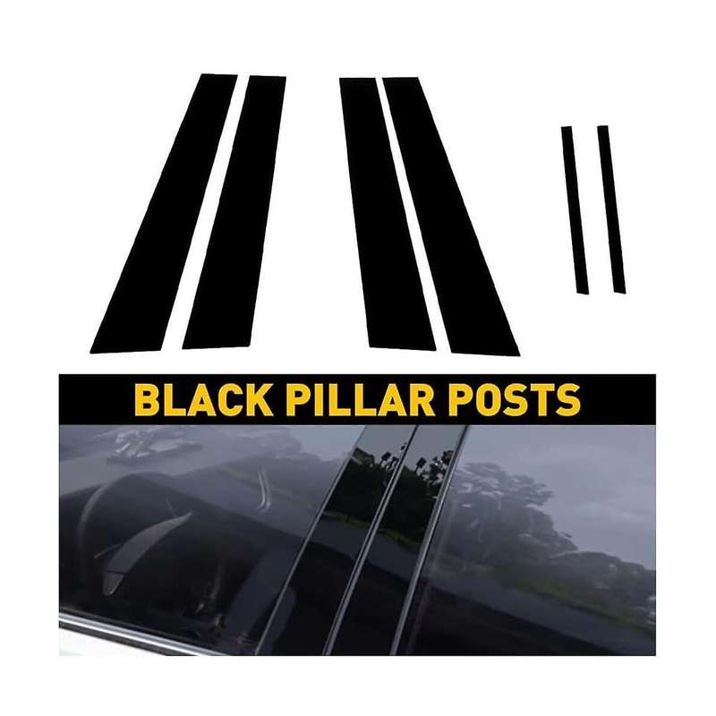 Car Pillar Posts Door Window Trim Molding for Charger 2011-2021 Anti Scratch Stickers Accessories Bl