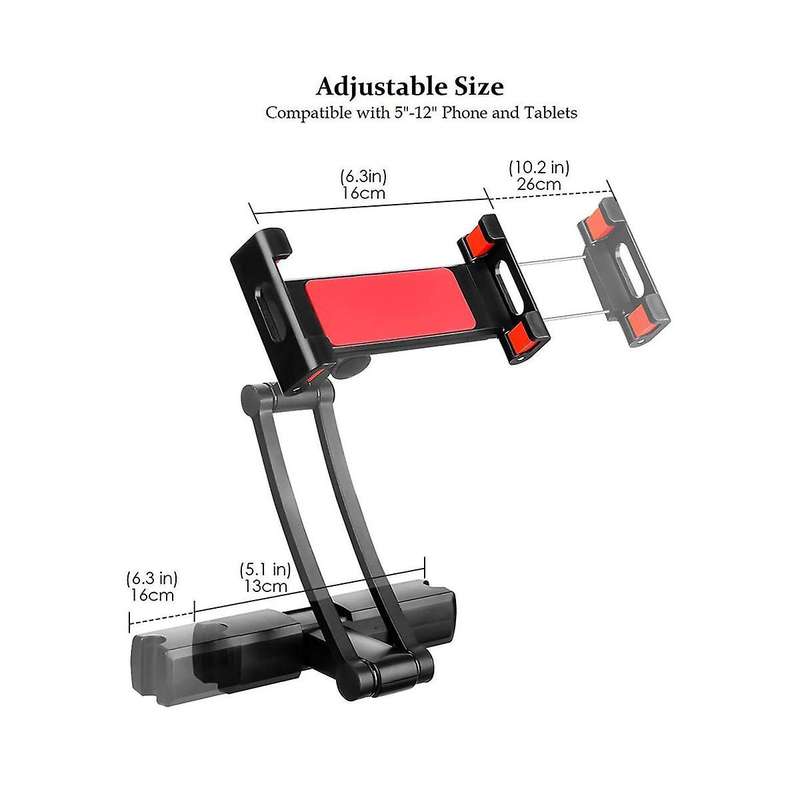 Car Phone Tablet Holder Rear Retractable Holder Rear Phone Holder Rear Pillow Adjustable Holder Rea