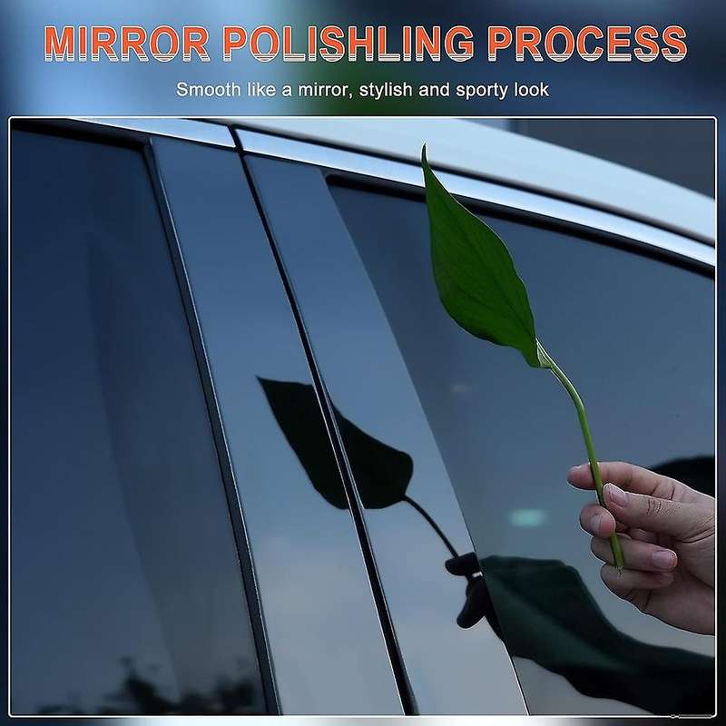 Car Pillar Posts Door Window Trim Moldings Anti Scratch Sticker for Escalade 2007-2014 Accessories G