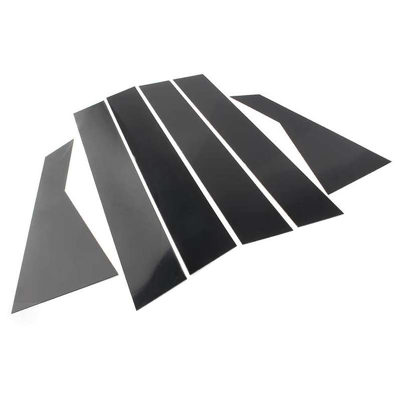 Car Pillar Posts Door Window Trim Moldings Anti Scratch Stickers for Forte 2019-2022 Accessories Glo