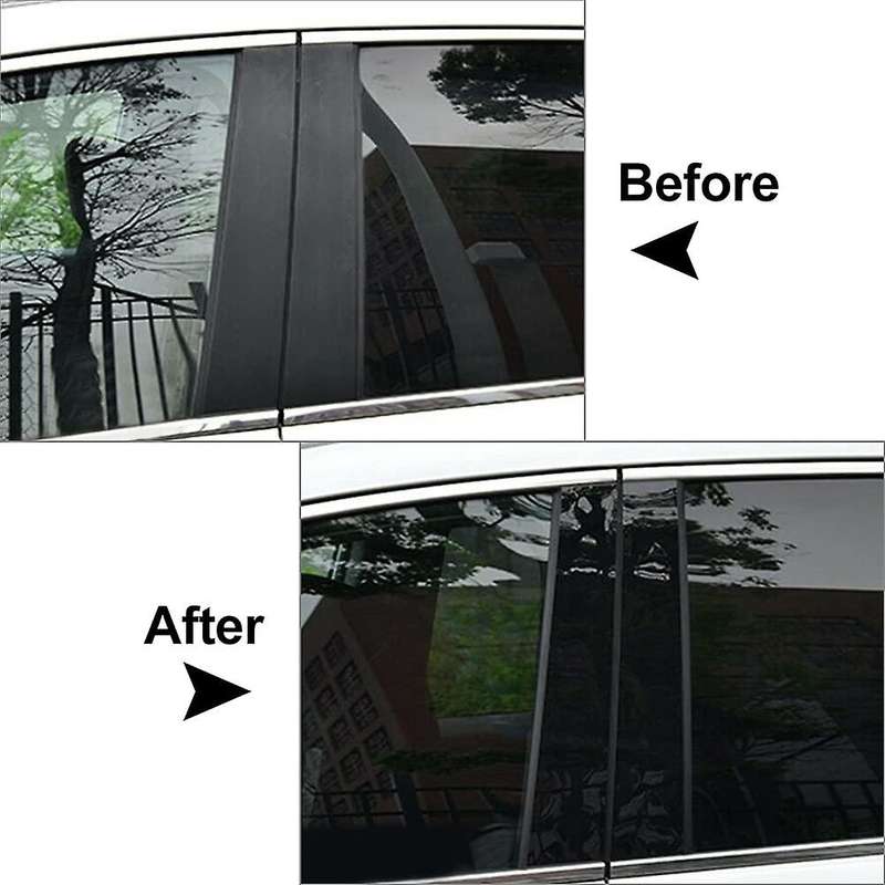 Car Pillar Posts Door Window Trim Moldings Anti Scratch Stickers for Forte 2019-2022 Accessories Glo