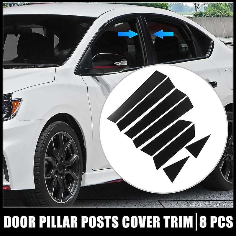 Car Pillar Posts Door Window Trim Moldings Anti Scratch Stickers for Altima 2013-2018 Accessories G