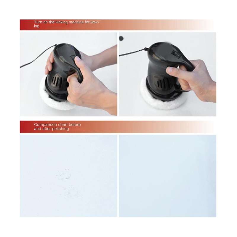 Car Polishing Waxing Machine Car Black Mini Electric Polisher Rechargeable Scratch Repair Tool For