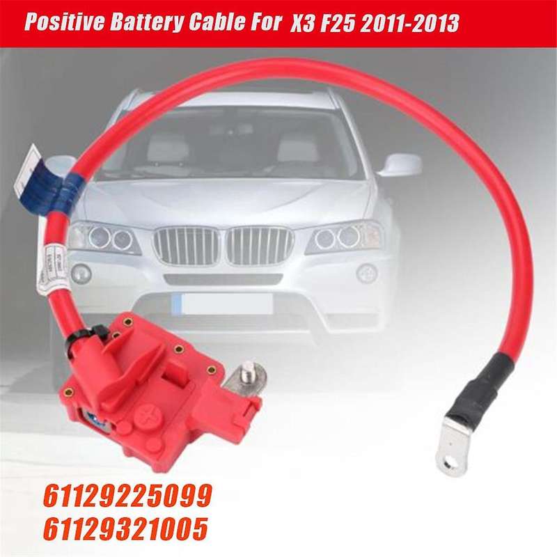 Car Positive Battery Cable 61129225099 for X3 X4 F25 F26 2009-2017 Battery Leads Protection Wire Ca