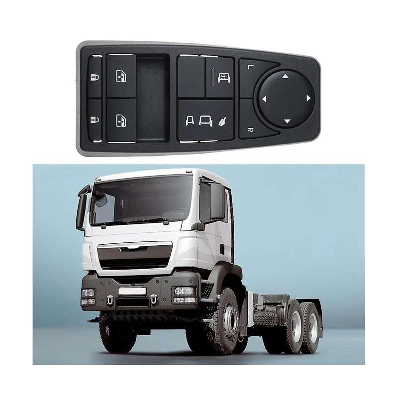 Car Power Window Control Switch Electric Glass Regulator Button 81258067108 for Man Tgl Tgm Tgs Tgx