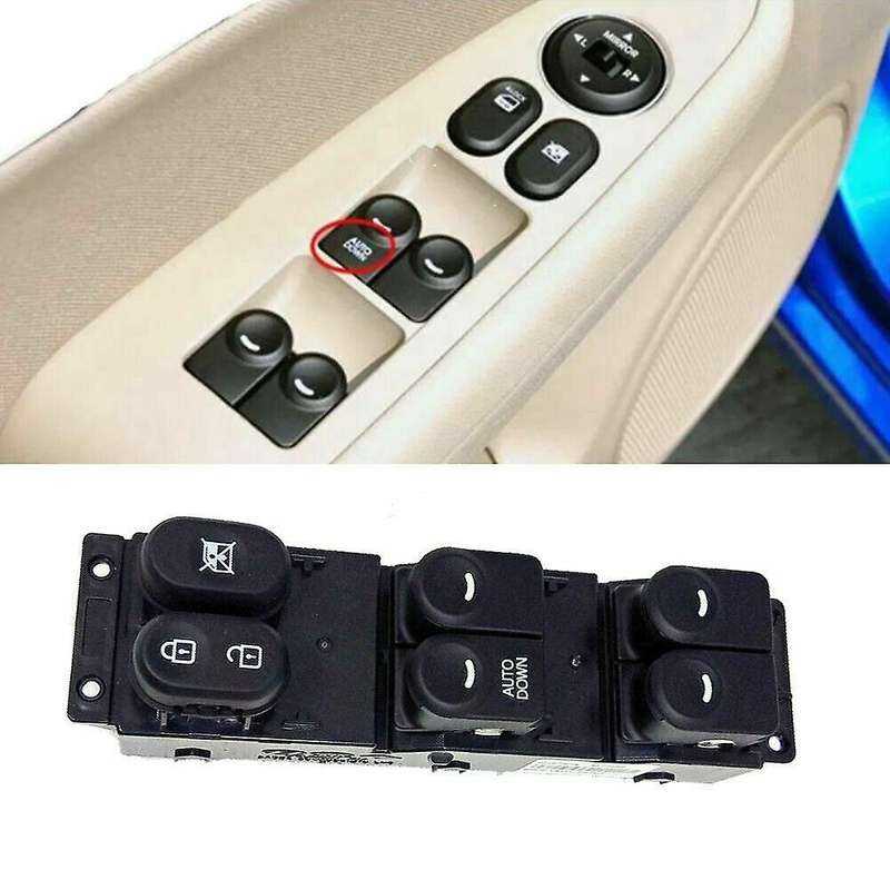 Car Power Window Main Switch Button for Accent 2011-2017 93570-1R111