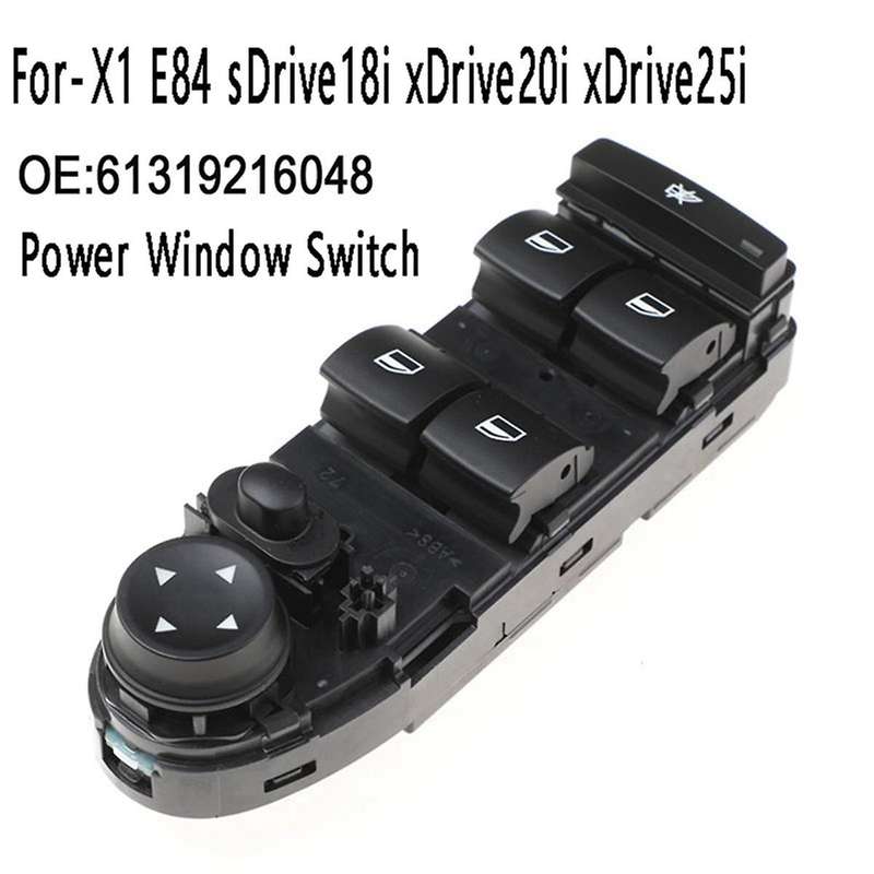 Car Power Window Switch for X1 E84 SDrive18I XDrive20I XDrive25I Glass Lift Switch 61319216048 61319