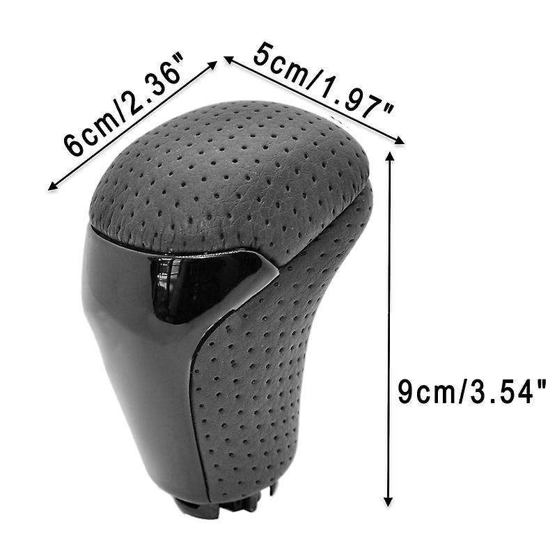 Car Pu Leather Gear Shift Knob Compatible Toyota Highlander Tacoma 2017-2019