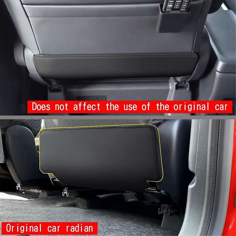 Car PU Leather Seat Rear Protection Pad for 10 Series Car Seat Anti-Kick Pad Interior Trim Accessor