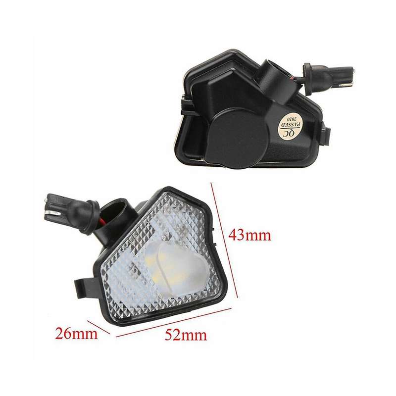 Car Puddle Light and Dynamic Rear Mirror Led Turn Signal Light for W204 Cla C E S Class W176 W212