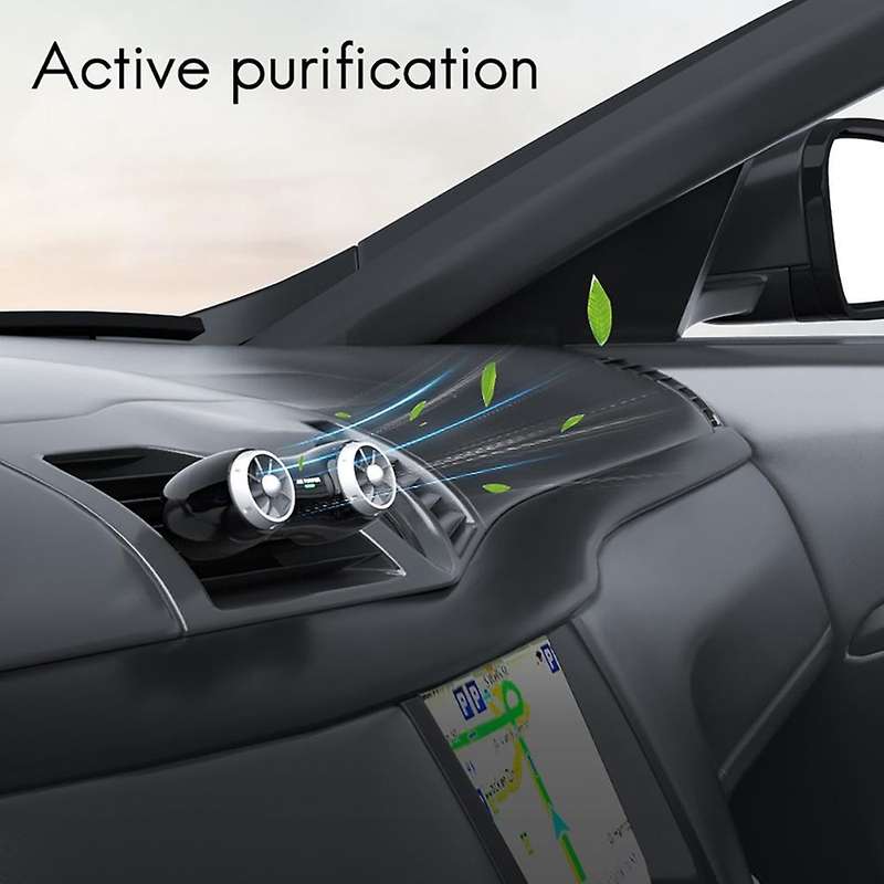 Car Purifier Outlet Conditioning Clip Purifier Car Air Purifier Negative Ion Purifier for Car Black