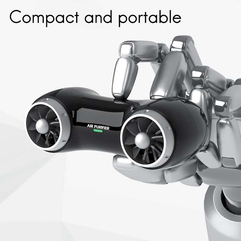 Car Purifier Outlet Conditioning Clip Purifier Car Air Purifier Negative Ion Purifier for Car Black