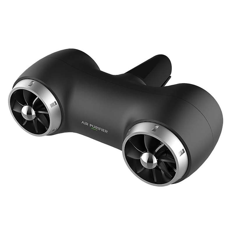 Car Purifier Outlet Conditioning Clip Purifier Car Air Purifier Negative Ion Purifier for Car Black