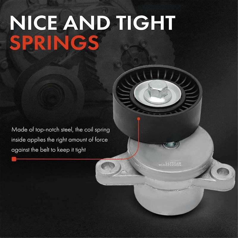Car Pulley Tensioning Assembly HL3Z-6A228-A for Expedition Navigator 2017-2022 BR3Z6B209E HL3Z6A228A