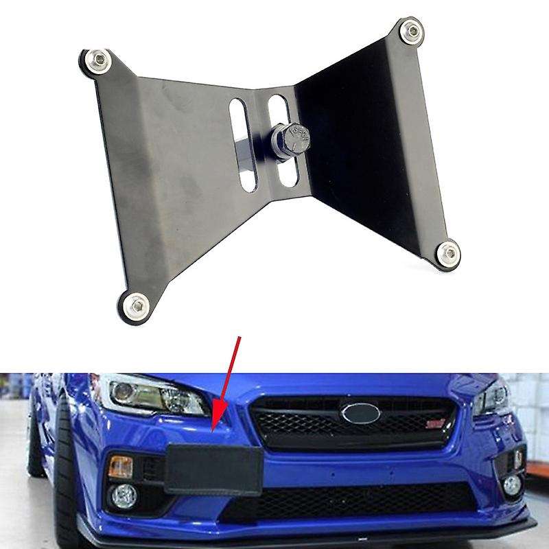 Car Racing Aluminum Front License Plate Holder Relocation Kit for BRZ