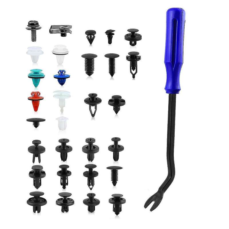 Car Push Retainer Clips 30 Most Popular Sizes Fasteners 1001 Pcs Automotive Plastic Clips Auto Push