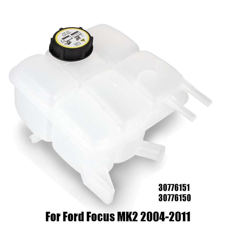 Car Radiator Coolant Expansion Tank with Cap 30776151 30776150 for Focus MK2 2004-2011