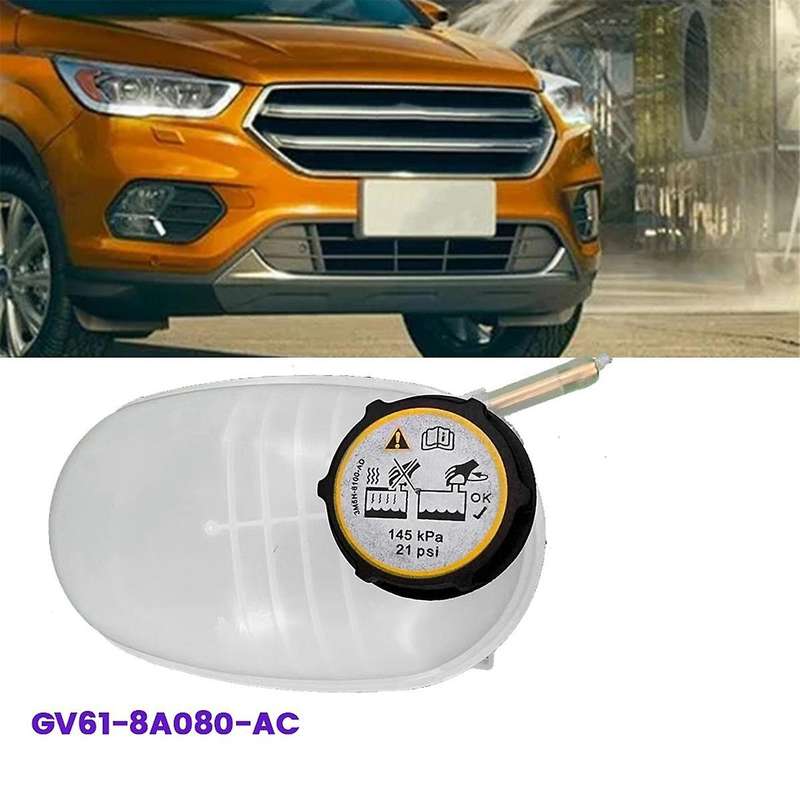Car Radiator Coolant Expansion Tank Assembly GV61-8A080-AC for Mk2 2017-2019 Coolant Reservoir Tank