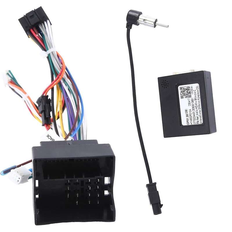 Car Radio Cable with CANBus Box for Opel H Zafira B Power Wiring Harness for Android Headunit Instal