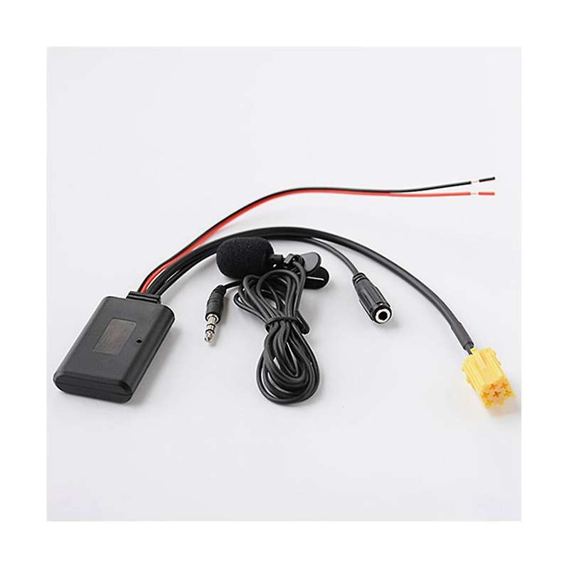 Car Radio 6Pin Mini ISO AUX IN Replacement 3.5MM Audio Bluetooth Microphone Cable for Panda Punto