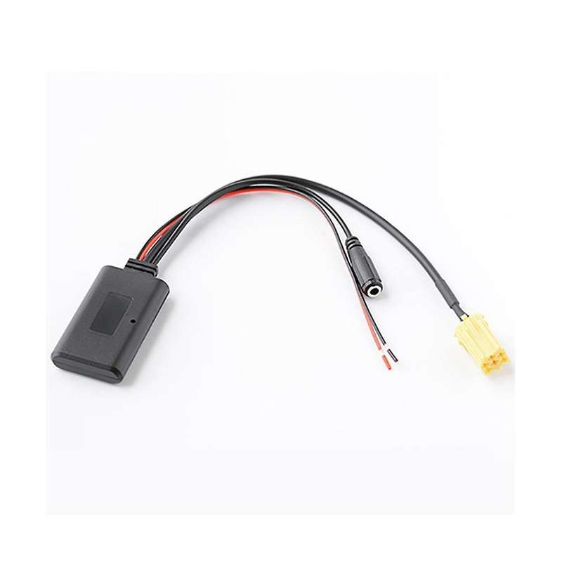 Car Radio 6Pin Mini ISO AUX IN Replacement 3.5MM Audio Bluetooth Microphone Cable for Panda Punto
