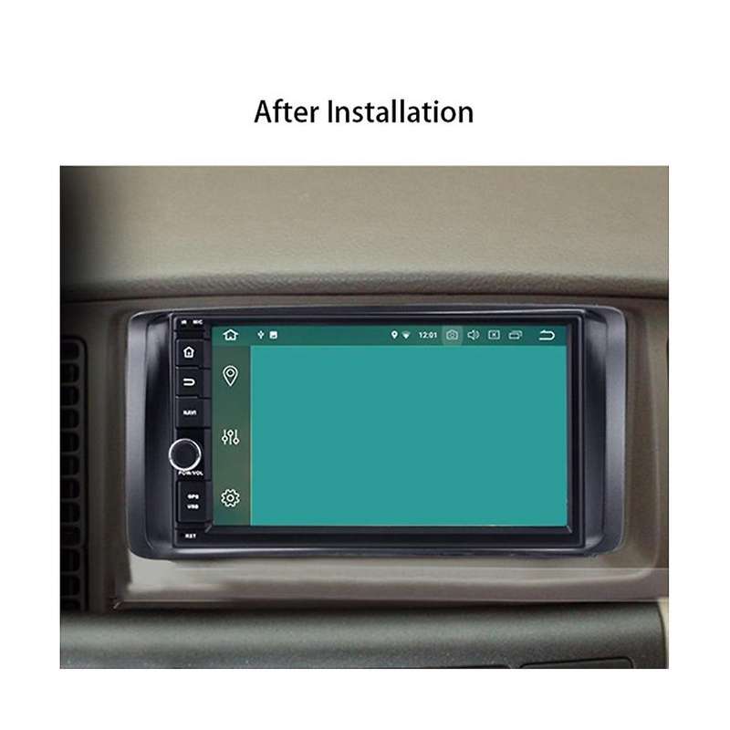 Car Radio Fascia for 2001-2006 Dvd Stereo Plate Adapter Mounting Dash Installation Bezel Kit