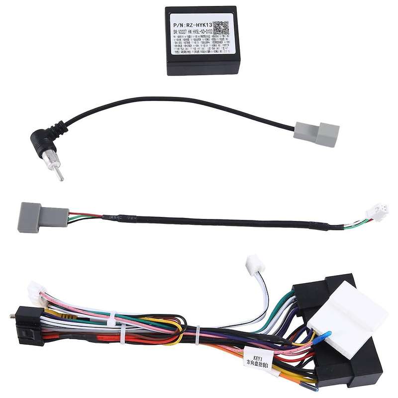 Car Radio Canbus Cable Power Wiring Harness Socket Connector Can Bus Decoder for Kia Carnival Sedona