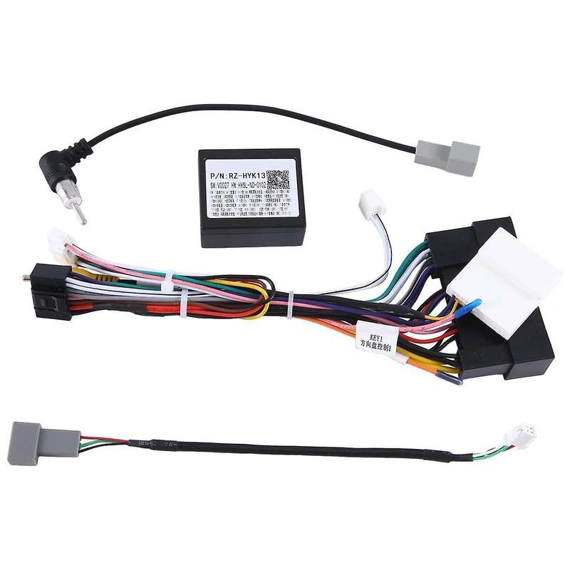 Car Radio CANBus Cable Power Wiring Harness Socket Connector CAN Bus Decoder for Carnival Sedona Sor