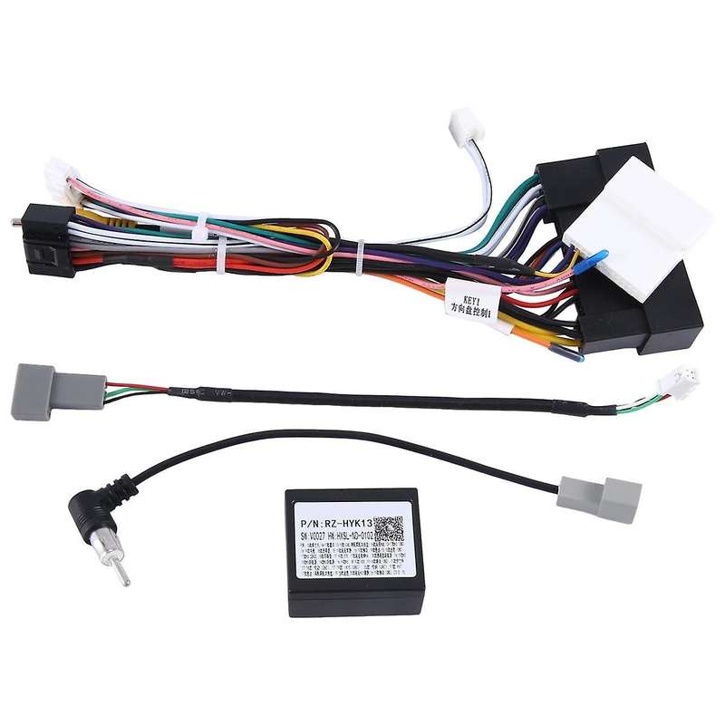 Car Radio CANBus Cable Power Wiring Harness Socket Connector CAN Bus Decoder for Carnival Sedona Sor