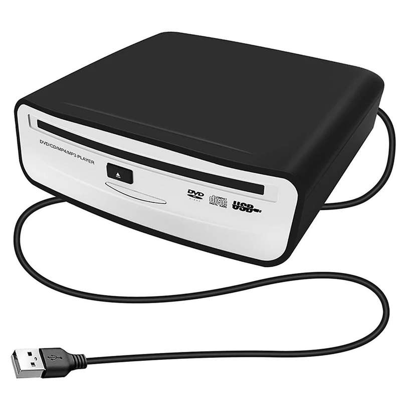 Car Radio CD/DVD Dish Box Player USB 2.0 Interface External Stereo for Android Player Radio