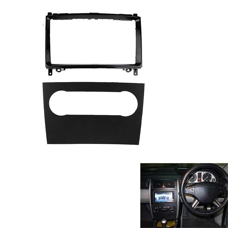 Car Radio Fascia for A Class W169 2004-2012 Dash Kit Install Facia Panel Console Bezel Adapter Plate