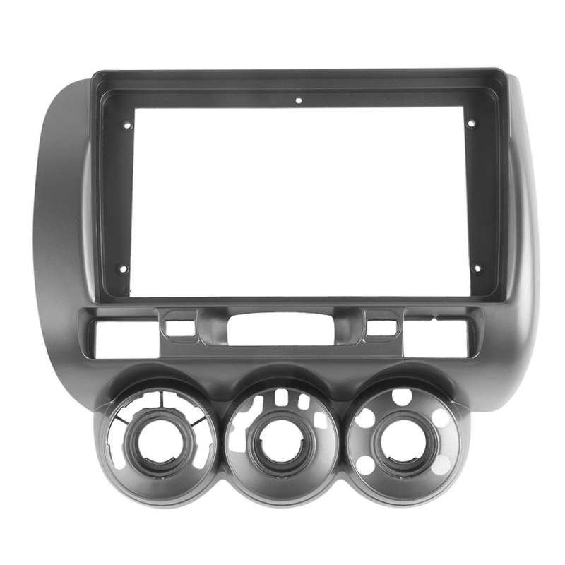 Car Radio Fascia for Fit Jazz City Lhd One Din Dvd Stereo Cd Panel Mount Installation Trim Kit Fram