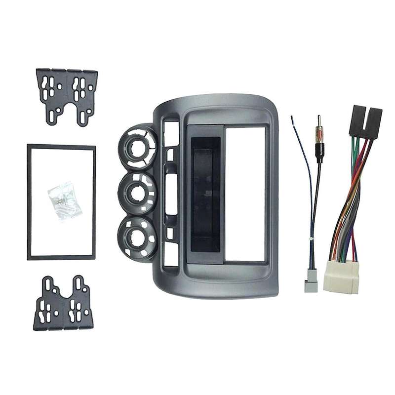 Car Radio Fascia for Fit Jazz City Lhd One Din Dvd Stereo Cd Panel Mount Installation Trim Kit Fram