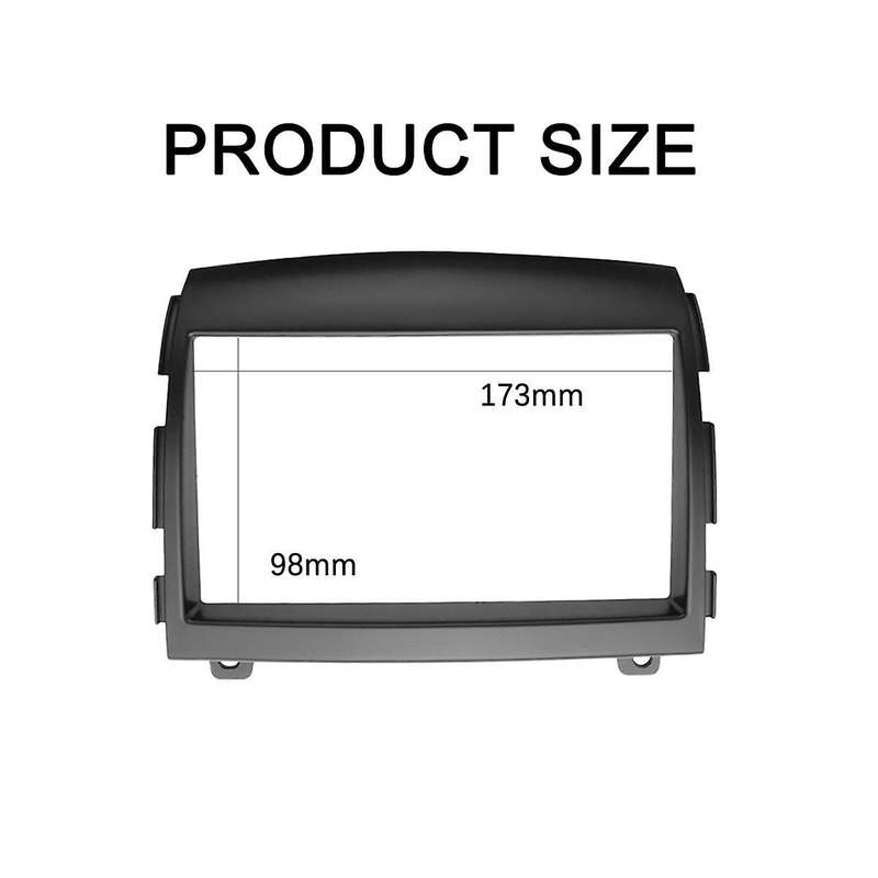 Car Radio Fascia for A Dvd Stereo Frame Plate Adapter Mounting Dash Installation Bezel Trim Kit