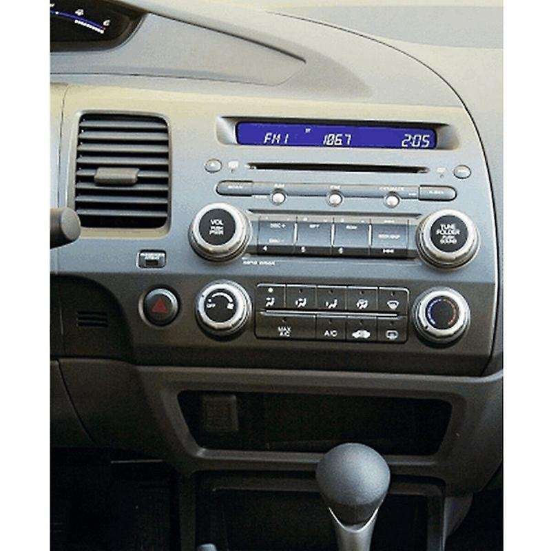 Car Radio Fascia Trim Kit, 2 Din Dash Panel Dvd Frame Install Kit for 2006 2007 2008 2009 2010 2011