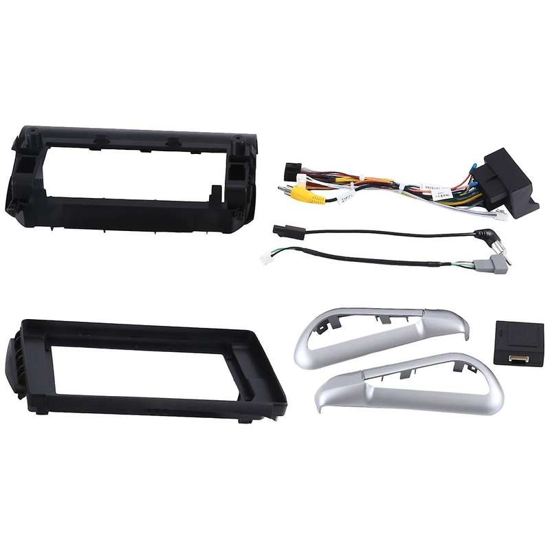 Car Radio Fascias for 2008 A94 208 A9 10 Inch 2din Stereo Panel Harness Power Cable Adapter Canbus K