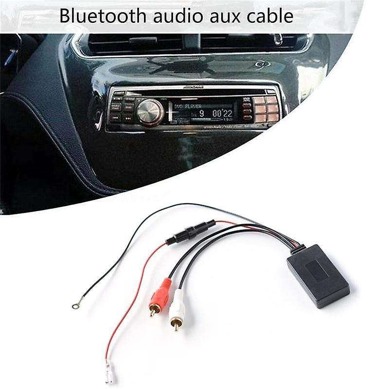 Car Radio Rca Bluetooth Adapter Stereo 2rca Wireless Aux Audio Wiring