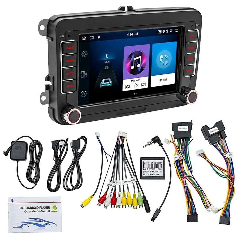 Car Radio Multimedia Player for B7 B6 Golf 2 Din Android 11 Carplay Dvd Gps,2+32