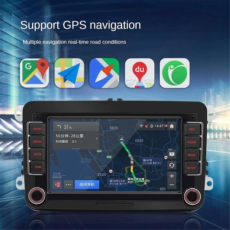 Car Radio Multimedia Player for B7 B6 Golf 2 Din Android 11 Carplay Dvd Gps,2+32