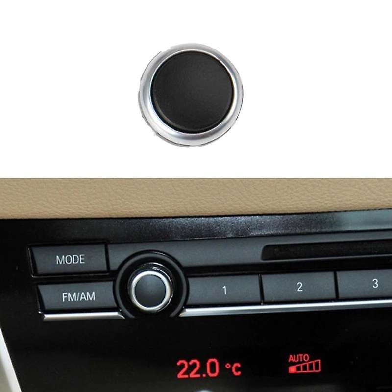 Car Radio Switch Knob CD Machine Switch Button for 5 7 Series X5 X6 F02 F07 F10 F15 F16 64119350272