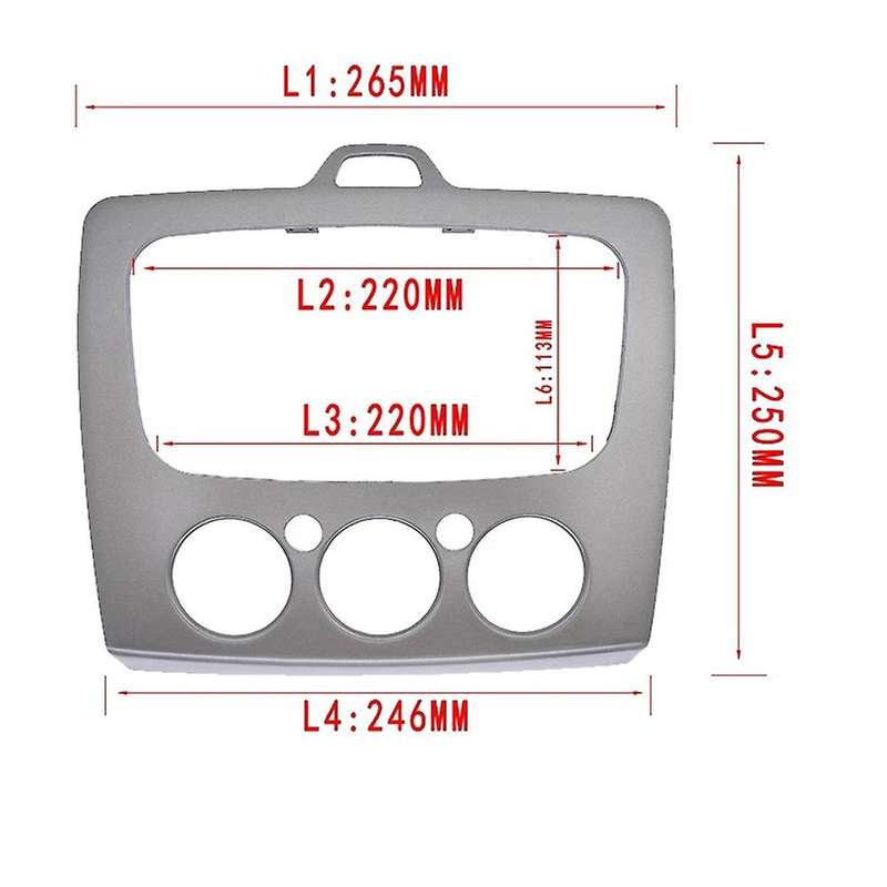Car Radio Stereo DVD Panel Frame Audio Dashboard Frame for Focus MK2 05-08 MK2.5 09-13