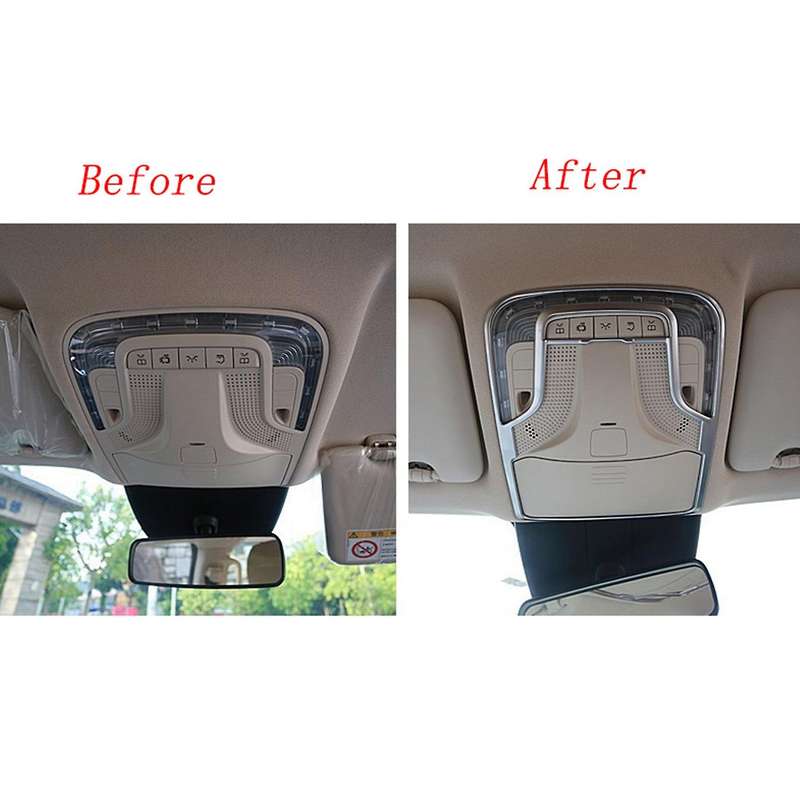 Car Reader Lamp Cover Trim Overlay Light Panel for V Class W447 2018-2020