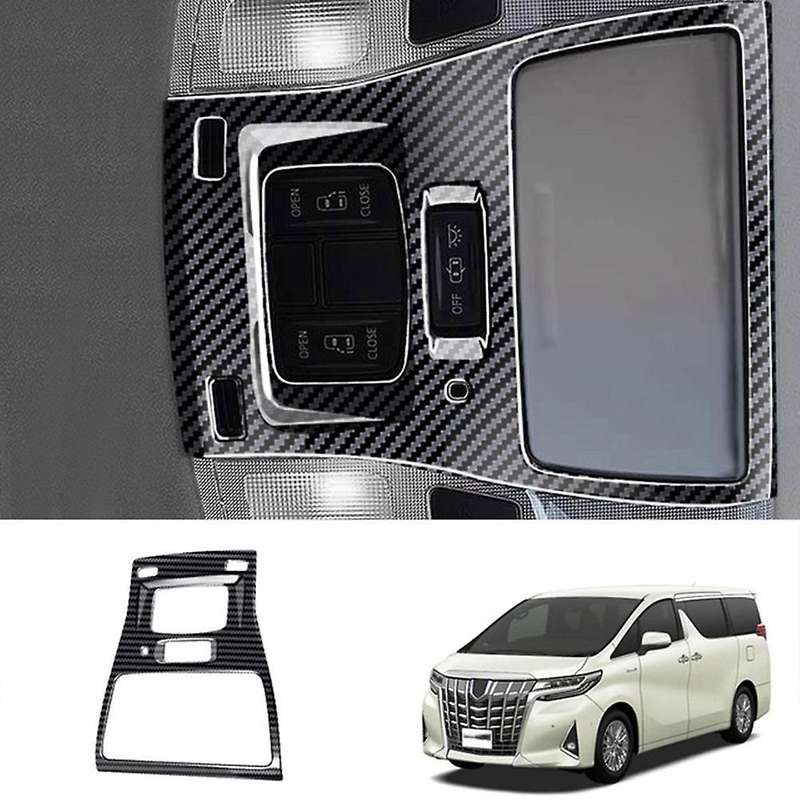 Car Reading Lamp Decoration Frame Reading Light Stand Car Roof Reading Lamp Trim for Alphard 2015 20