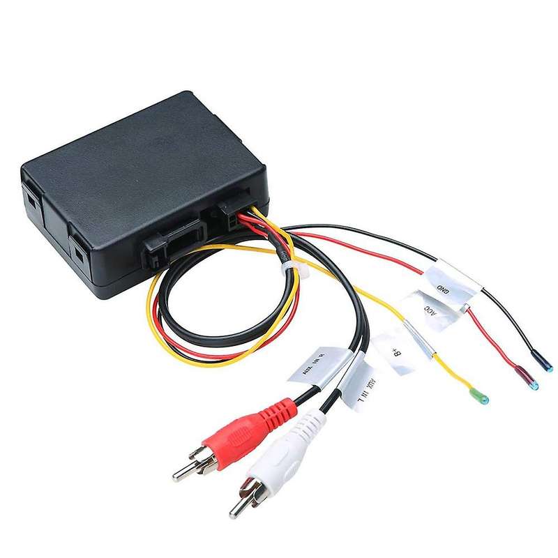 Car RCA Audio AUX-Input to MOST Optic Fiber Amplifier Decoder Converter for - X1 1/3/5 Series E90 E