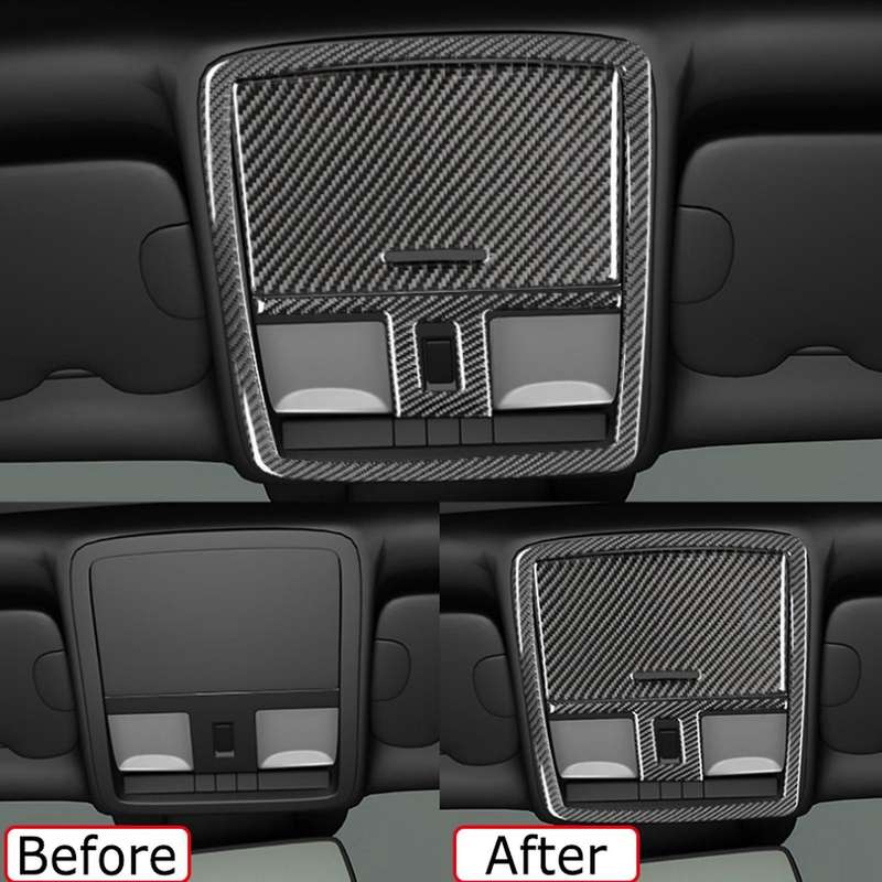 Car Reading Light Lamp Cover Trim Read Panel for 2015-2021 Accessories